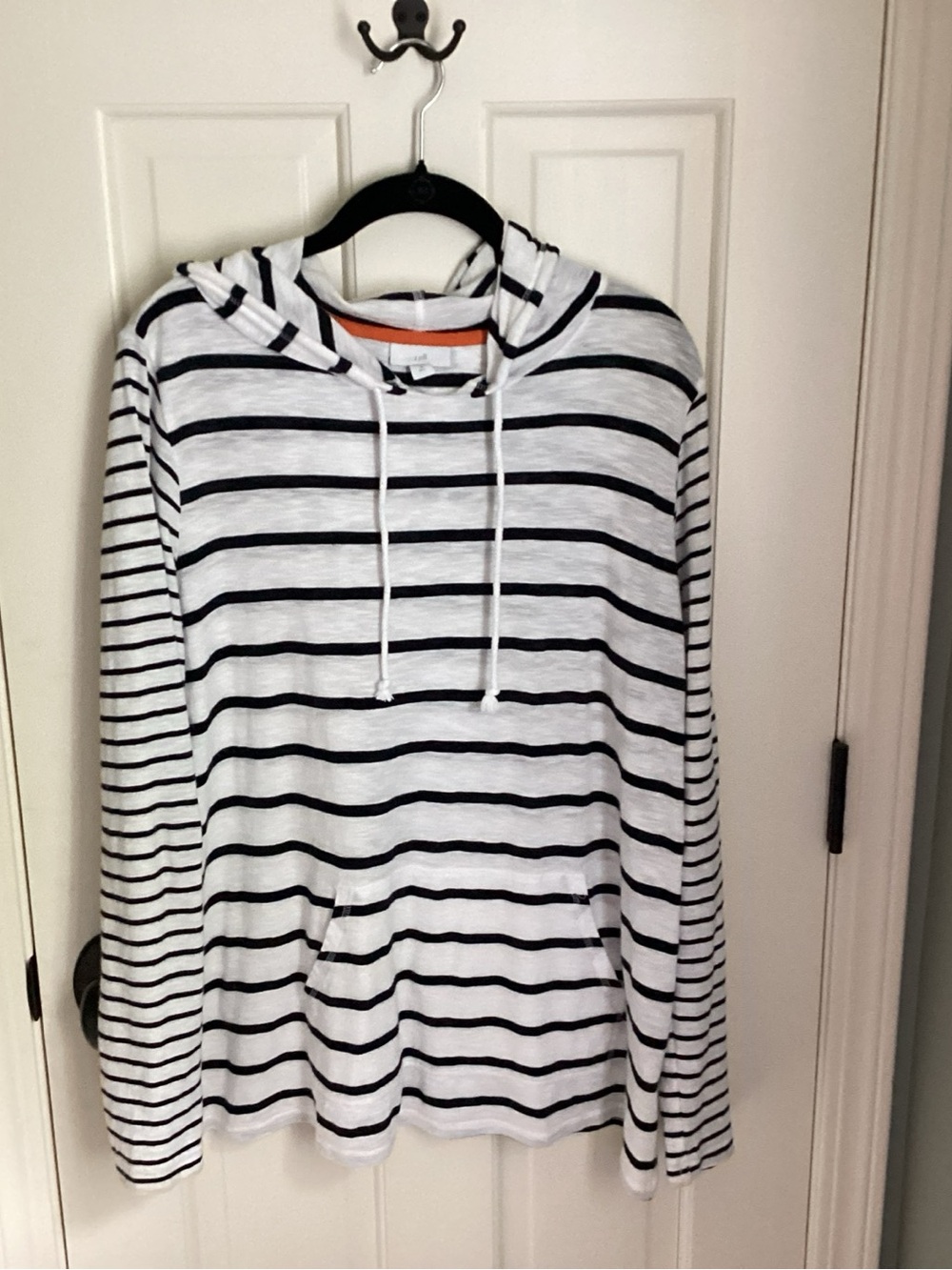 J. Jill cotton pullover hoodie, size M Tall